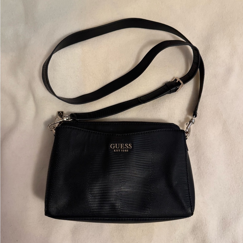 Small Black Guess Crossbody Bag
